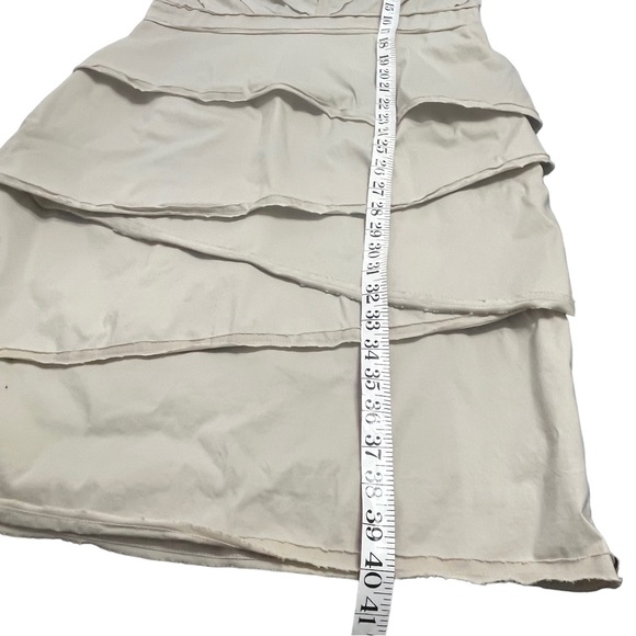 MAXAZRIA Layered Dress Rough Edges so pretty size 12 - Picture 13 of 13